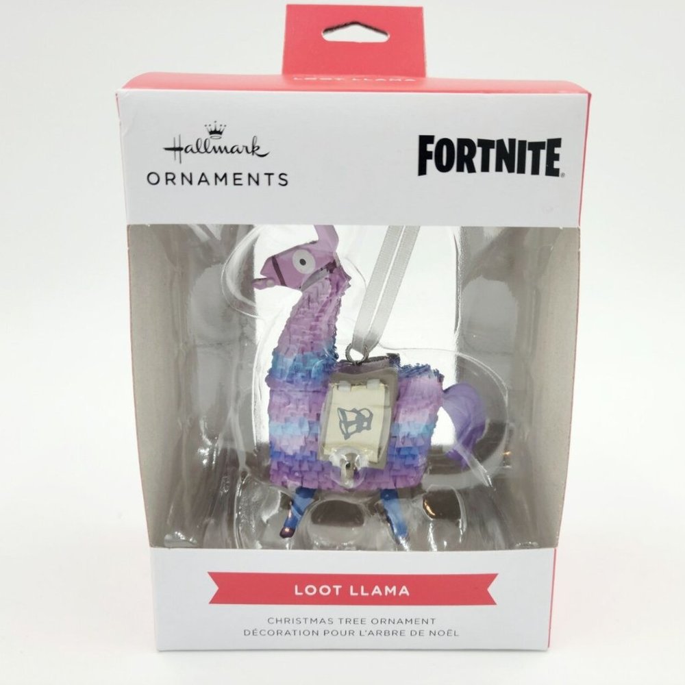 Hallmark Fortnite Loot Llama Christmas Tree Ornament 2021 Collectible